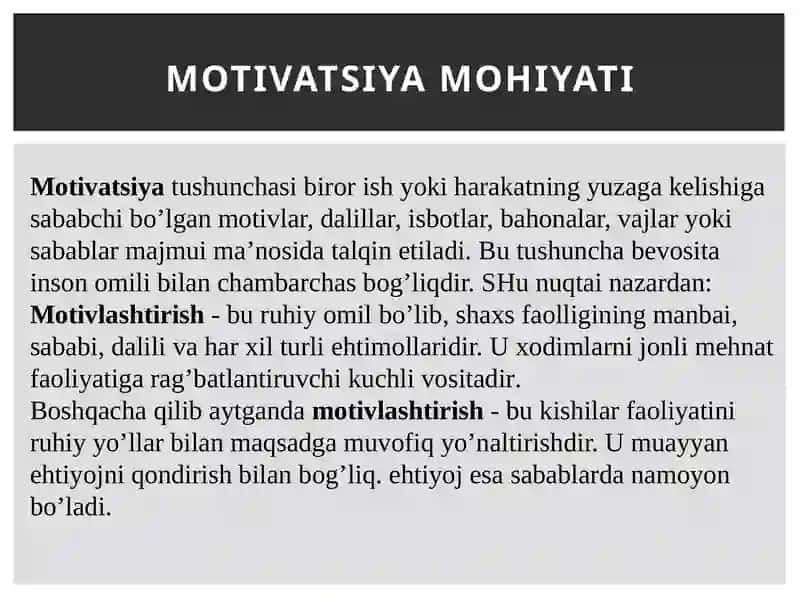 XODIMLARMOTIVATSIYASI 3