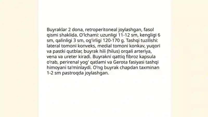 Siydik ayiruv tizimi 3