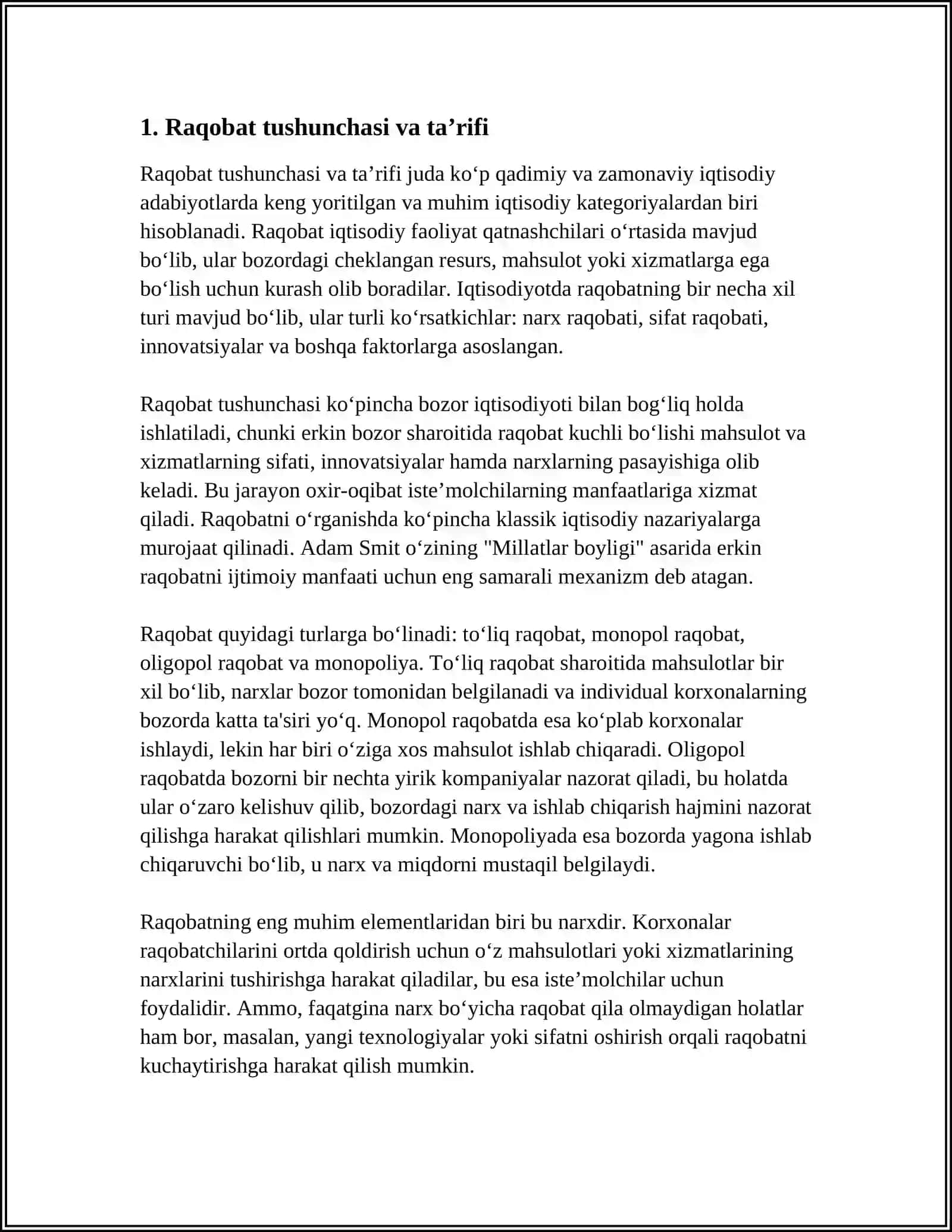 RAQOBAT TUSHUNCHASI VA MOHIYATI 3