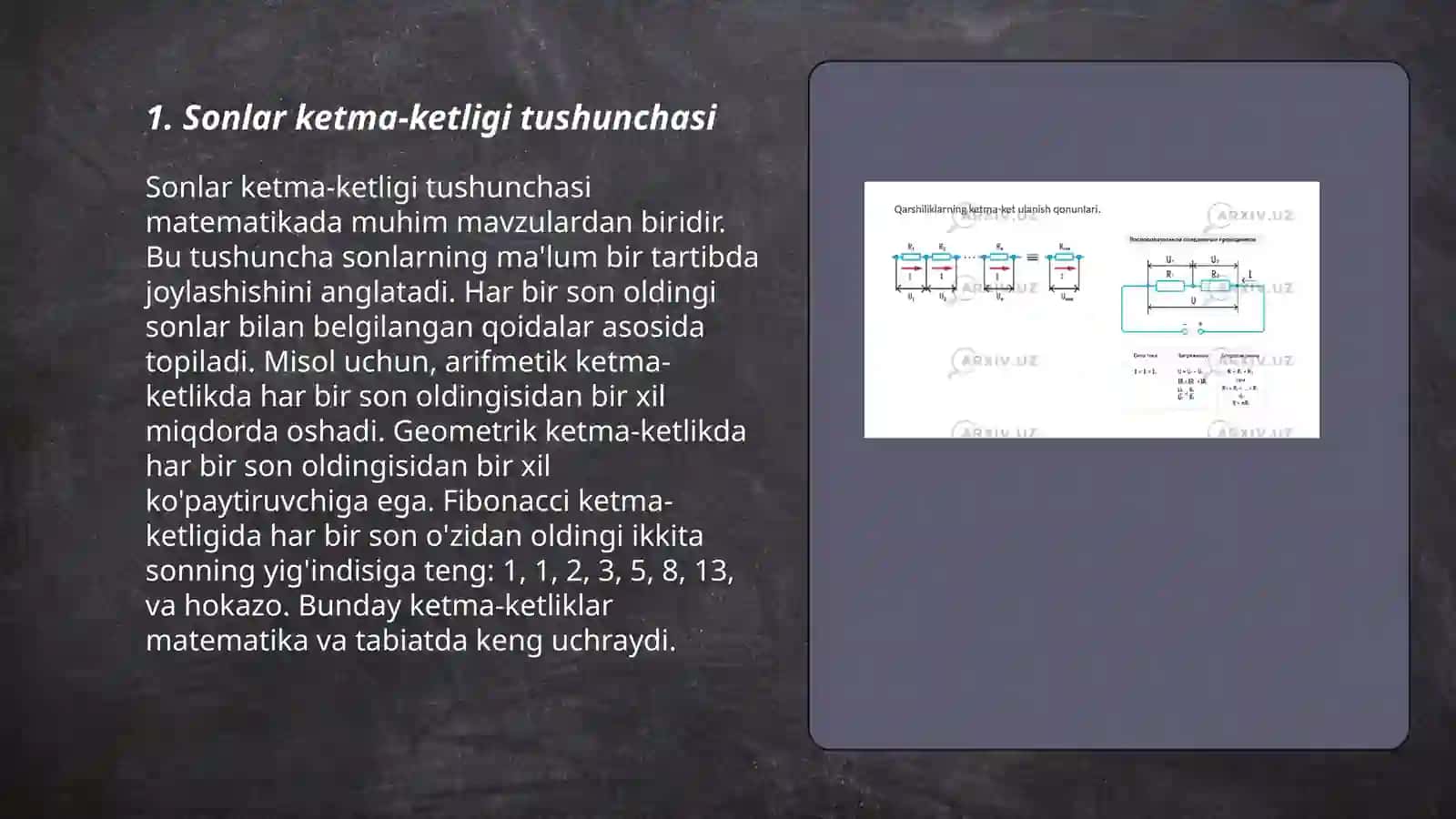 Sonlar ketma-ketligi va uning limiti 3