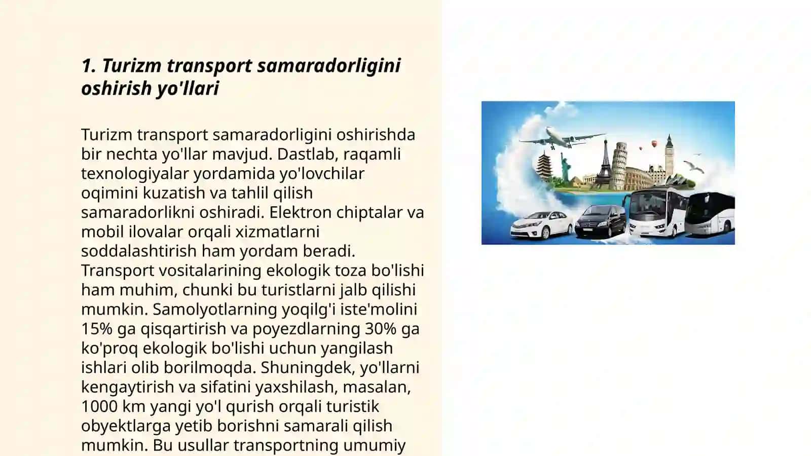 Turizm Transport Xizmatlari 3