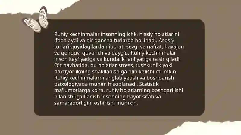 Asarda ruhiy kechinmalar tahlili 3