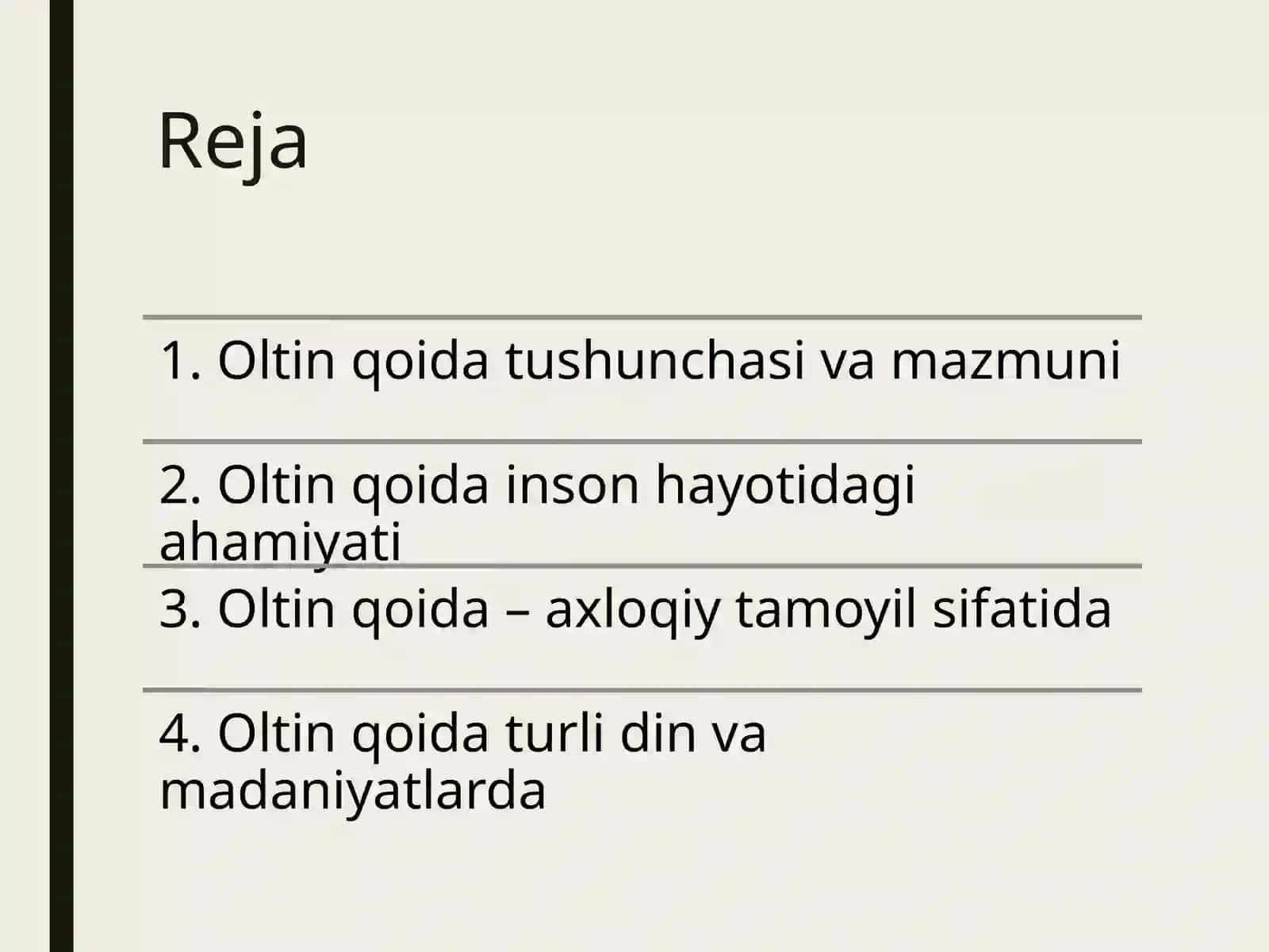 Oltin qoida tushunchasi va mazmuni 3