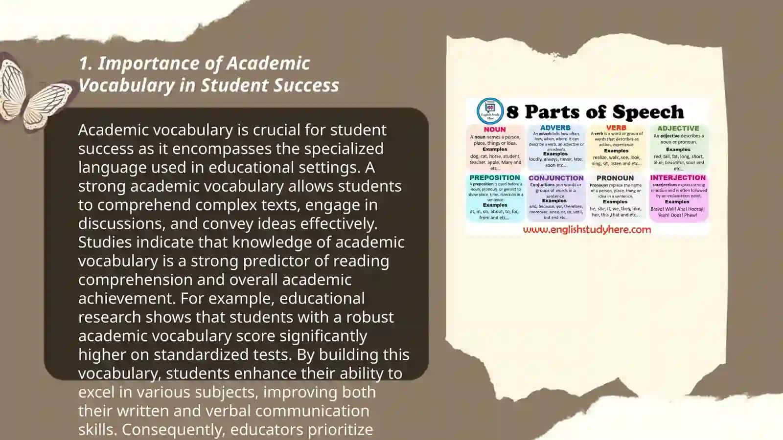 Cultivating Academic Vocabulary:Expanding students'Vocabulary and understanding of academic terminology 3