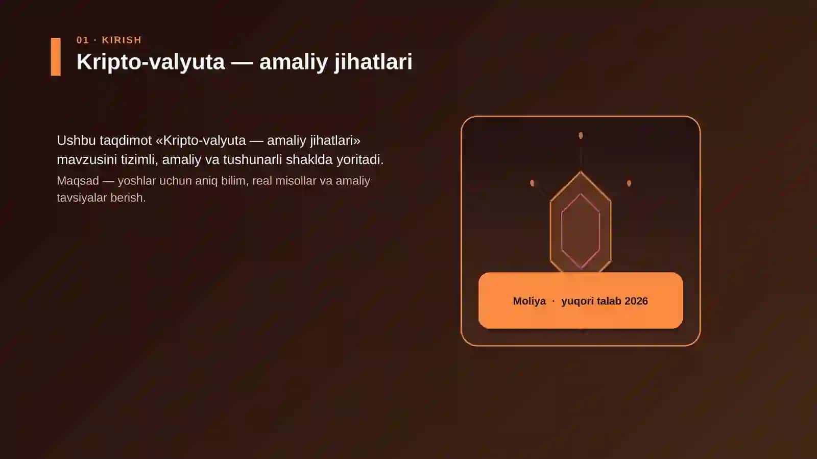 Kripto-valyuta — amaliy jihatlari 3