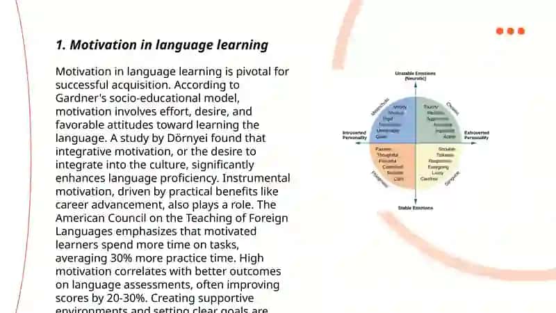 Psychological factors in language learning 3