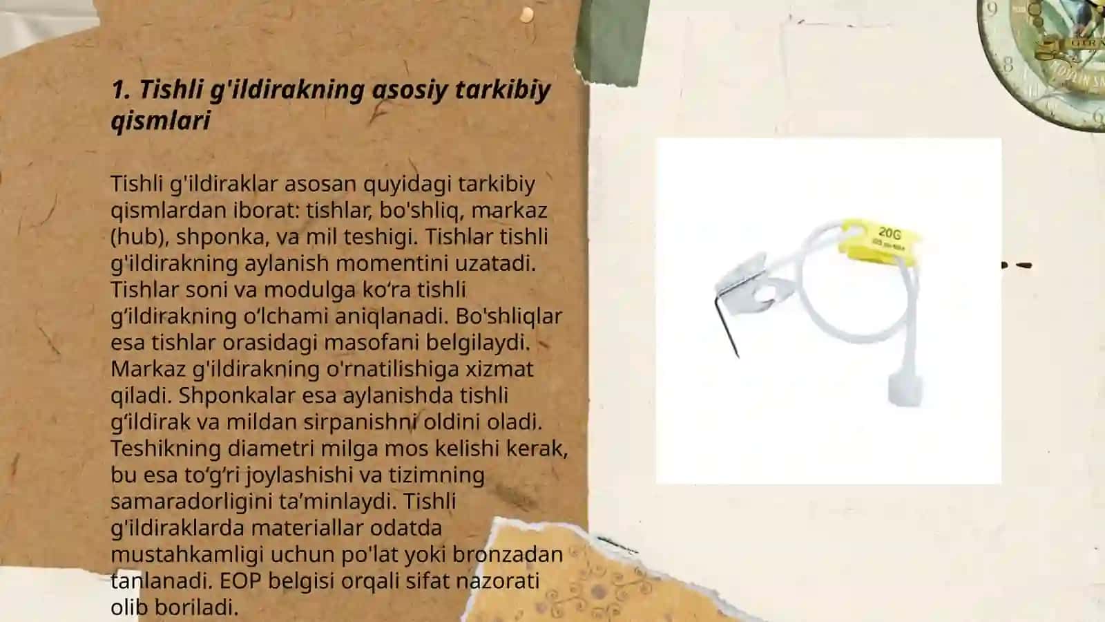 tishli gʻildirak kansturksiyasi 3
