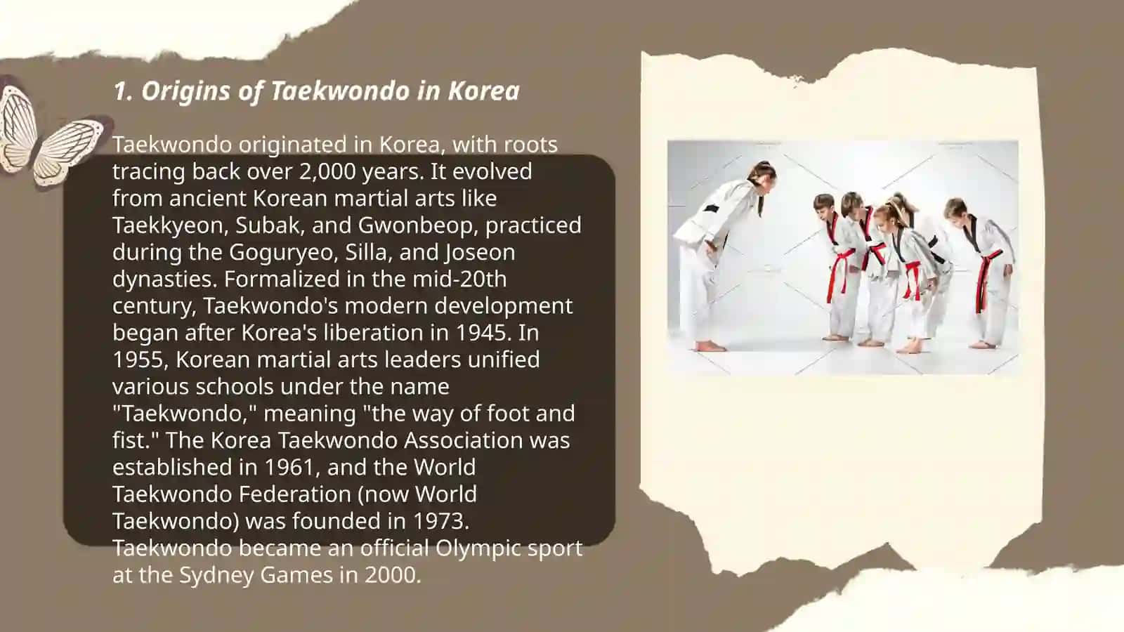 Tarixi Taekwondo (Taekwondo History) 3