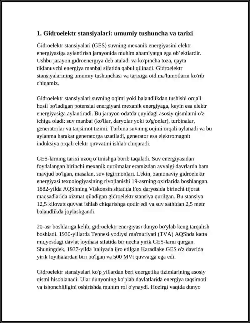 Gidroelektr stansiyalari 3
