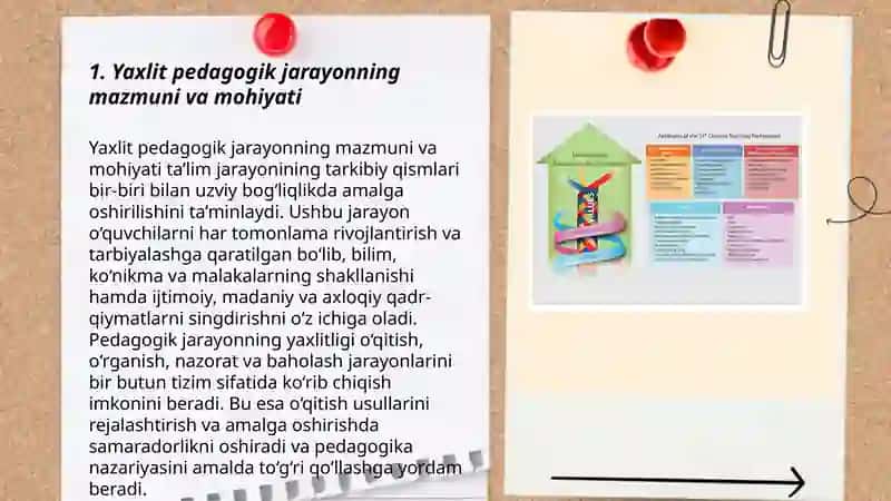 Yaxlit pedagogik jarayon 3