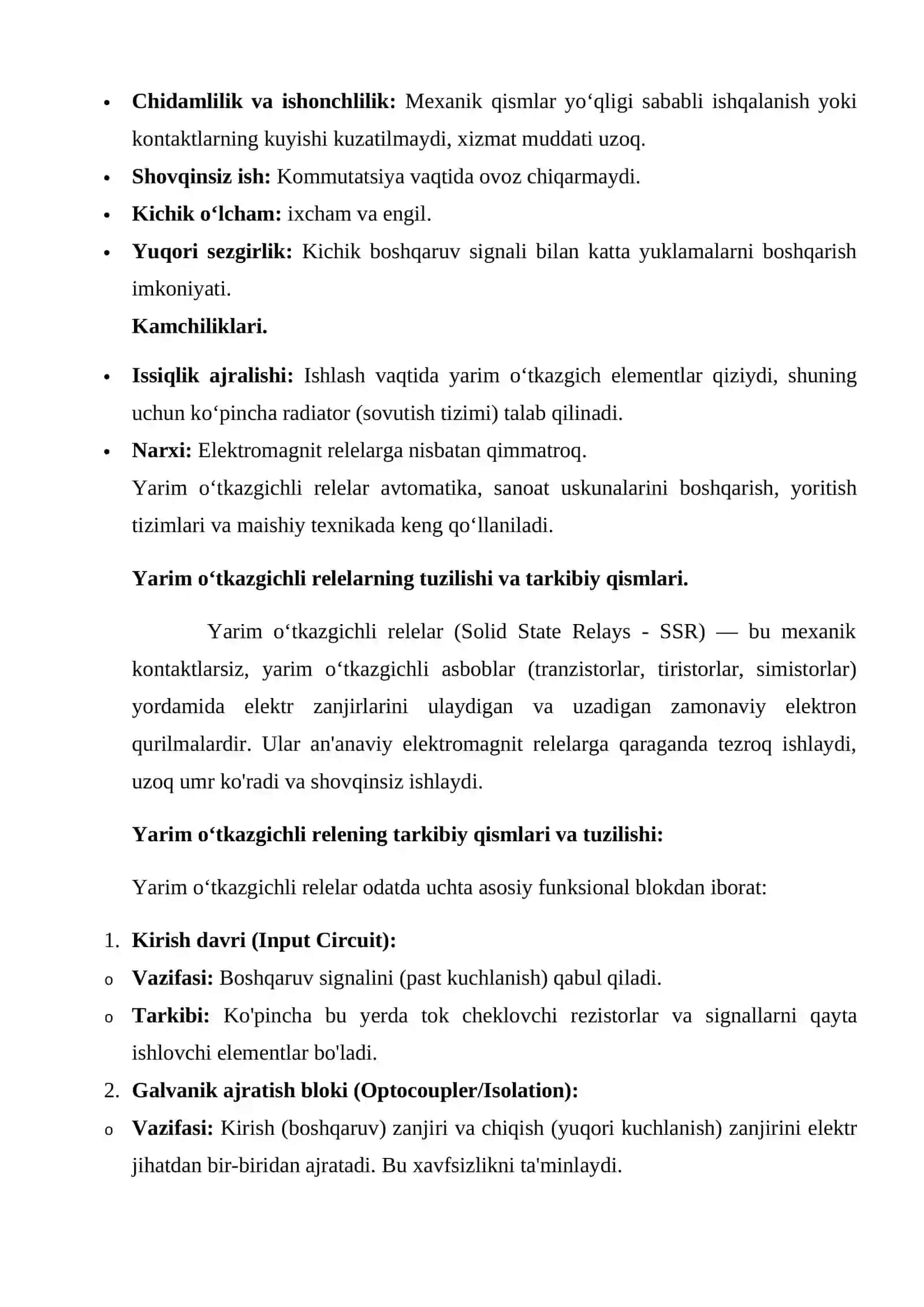 Yarim o‘tkazgichli relelar 3