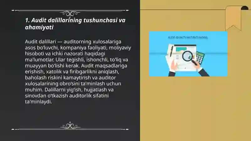 Audit dalillari 3