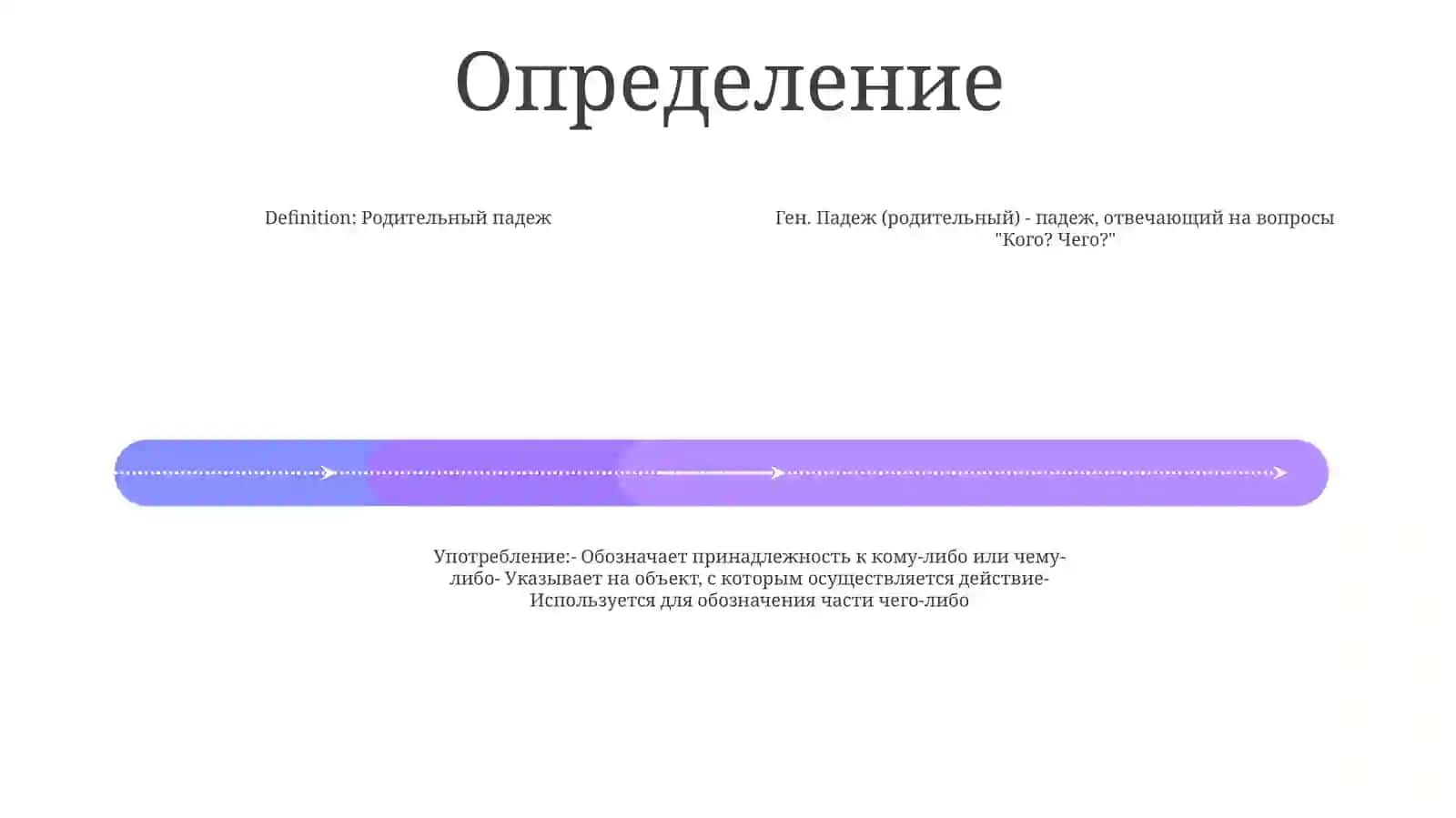 Родительный Падеж 3