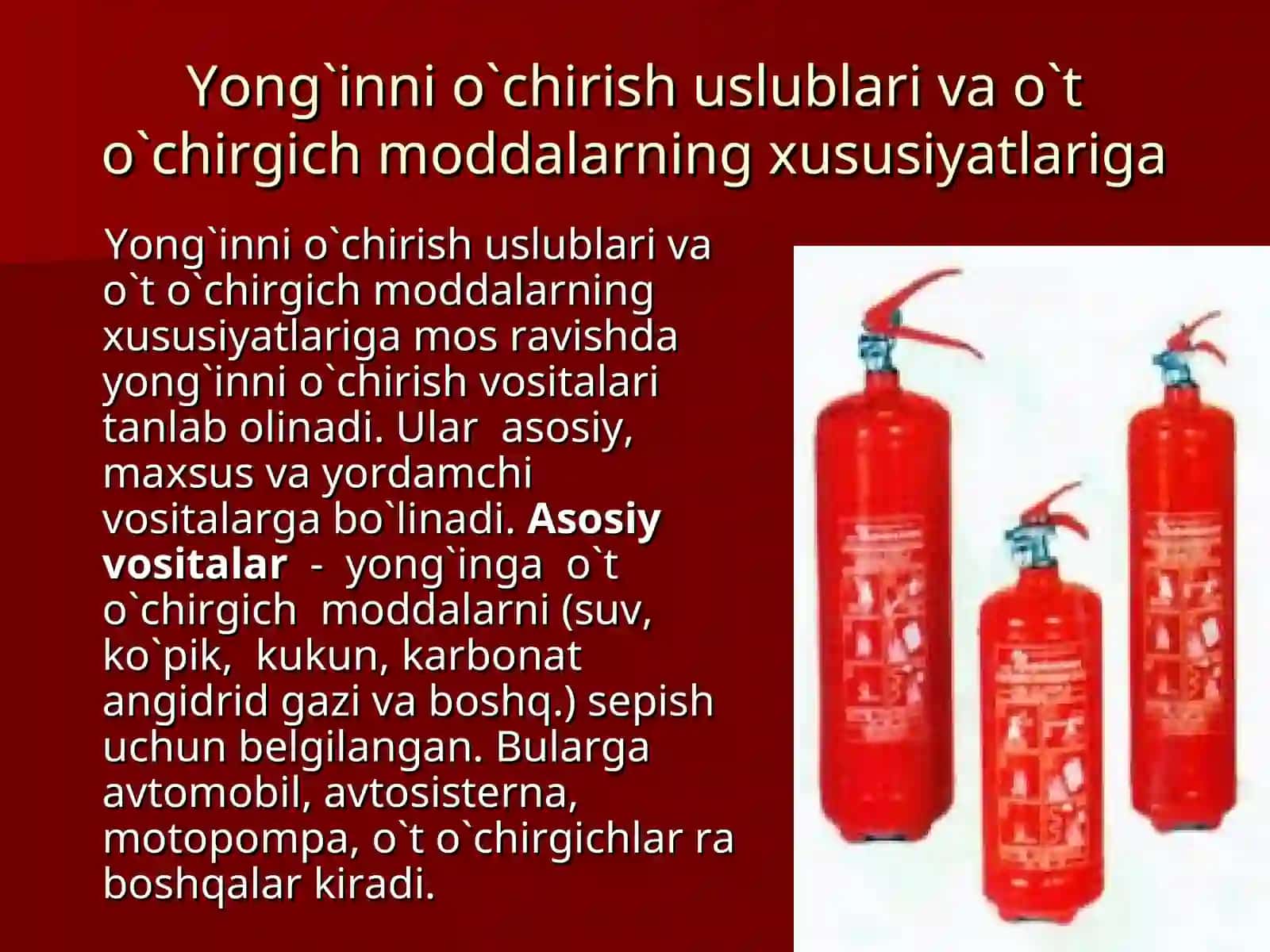 Yong’indan himoyalanishning zamonaviy texnik vositalari 3