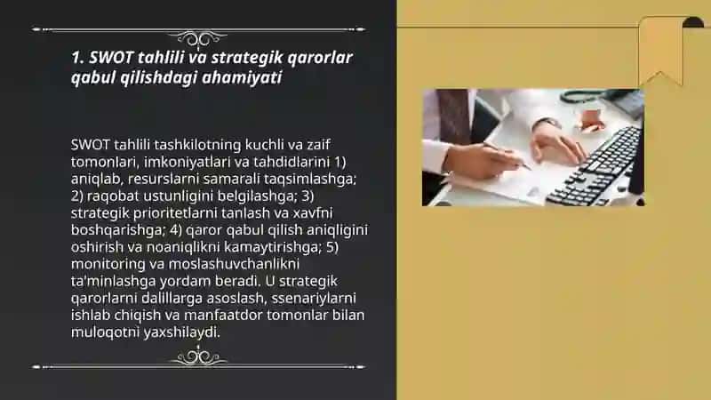 SWOT va PESTEL tahlili 3
