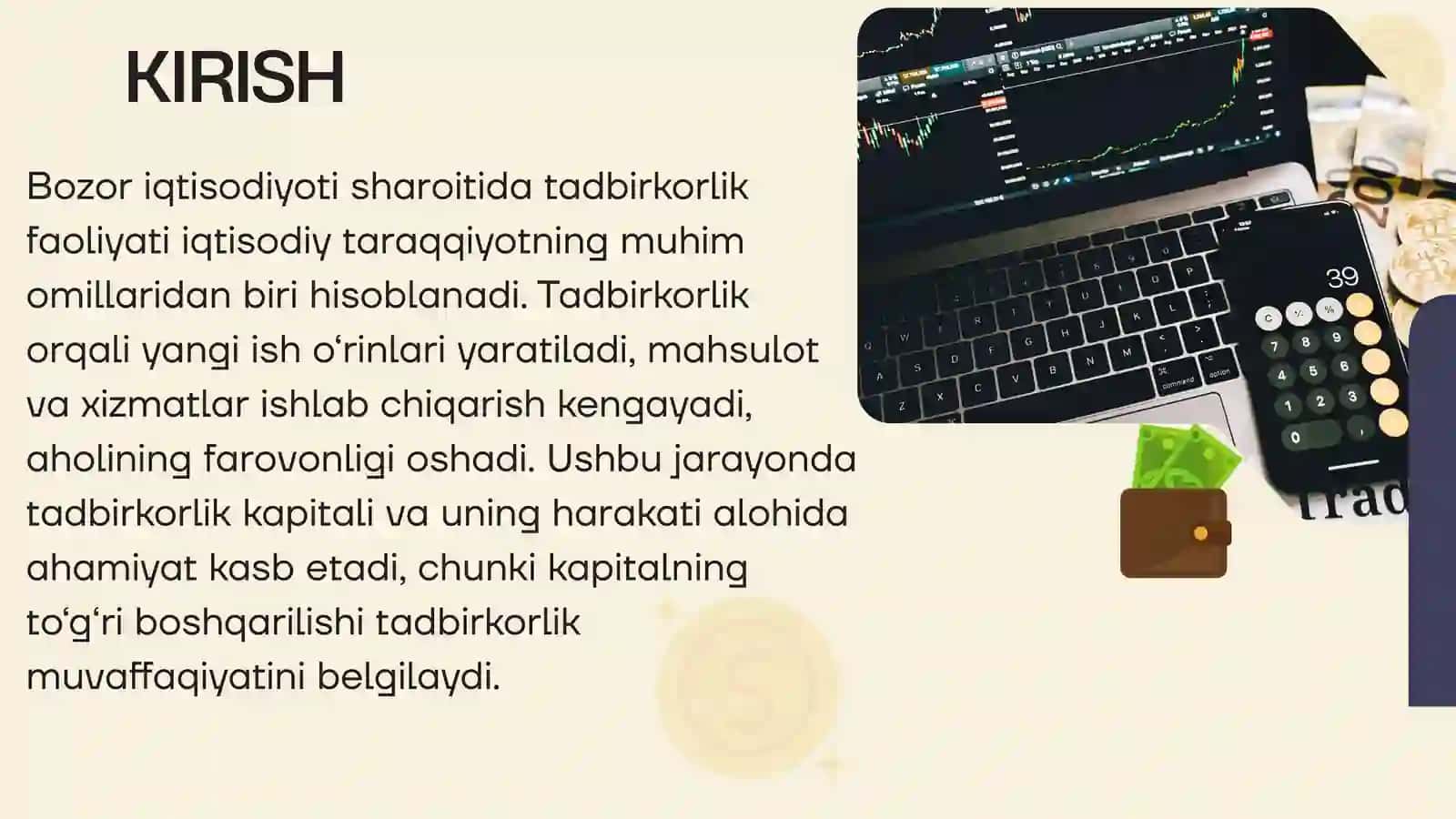 Tadbirkorlik kapitali va uning harakati 3