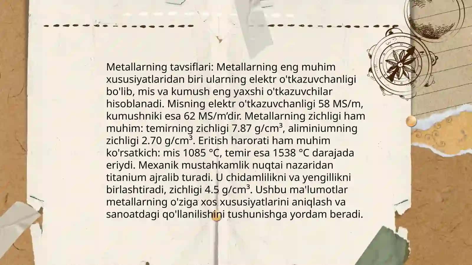 Metallarning umumiy olinish usullari 3