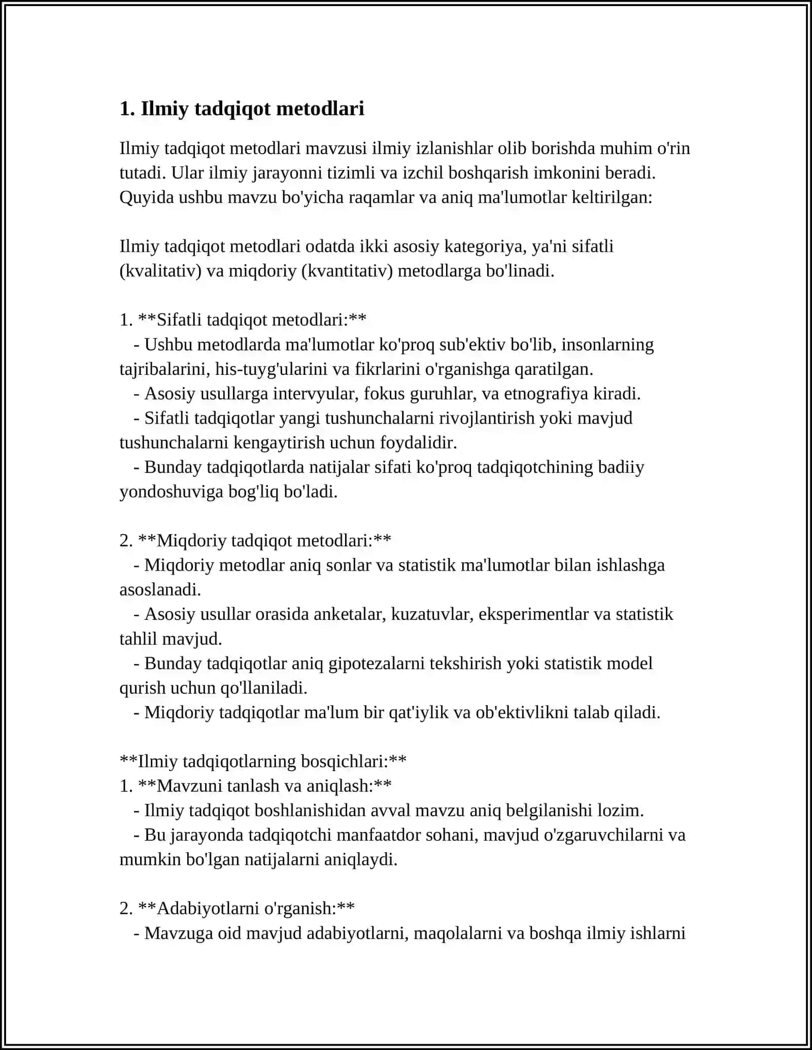 ILMIY TADQIQOT VA IJOD TIZIMIDA DALIL 3