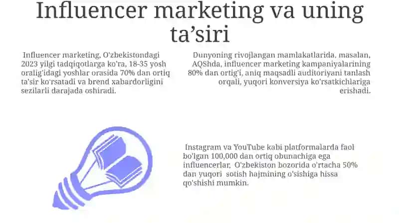 Influencer marketing va uning ta’siri 3