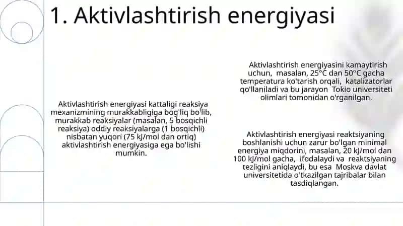 Oddiy va murakkab reaksiyalar 3