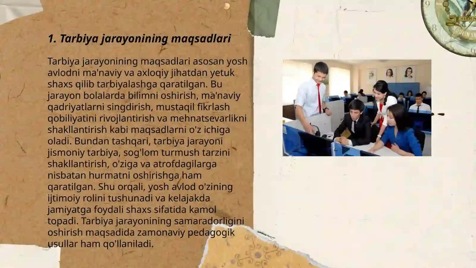 Tarbiya jarayonining tuzulishi 3