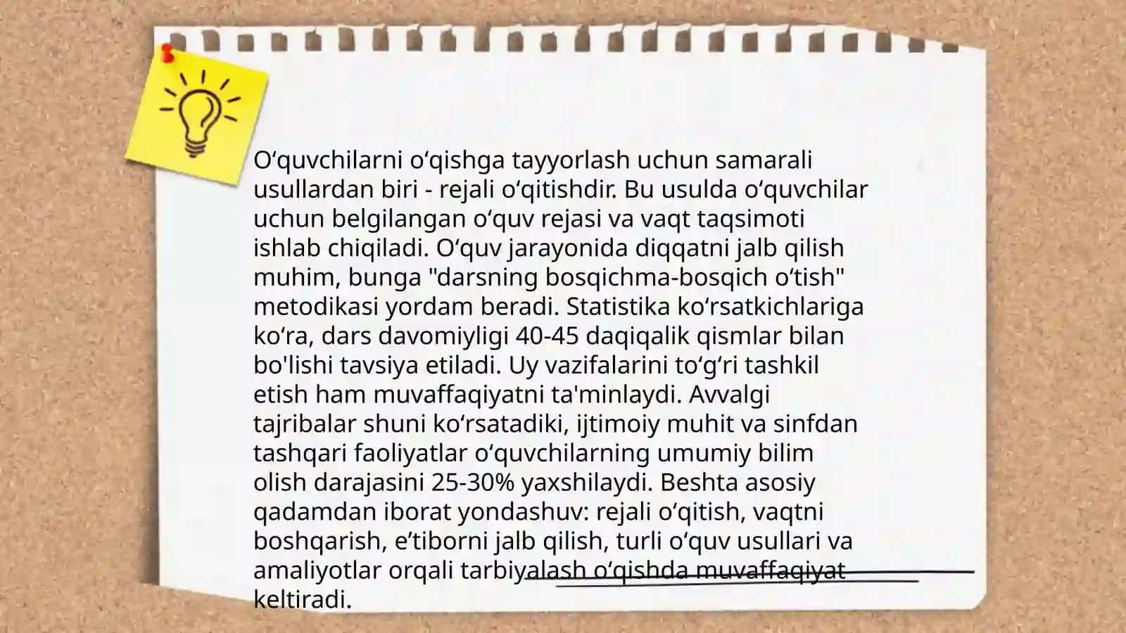Oʻquvchilarni oʻqishga tayyorlash usullari 3