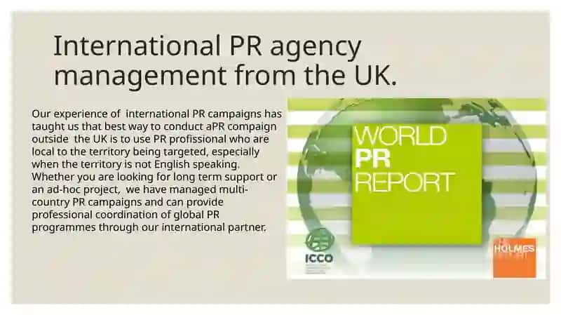 International PR agency management 3