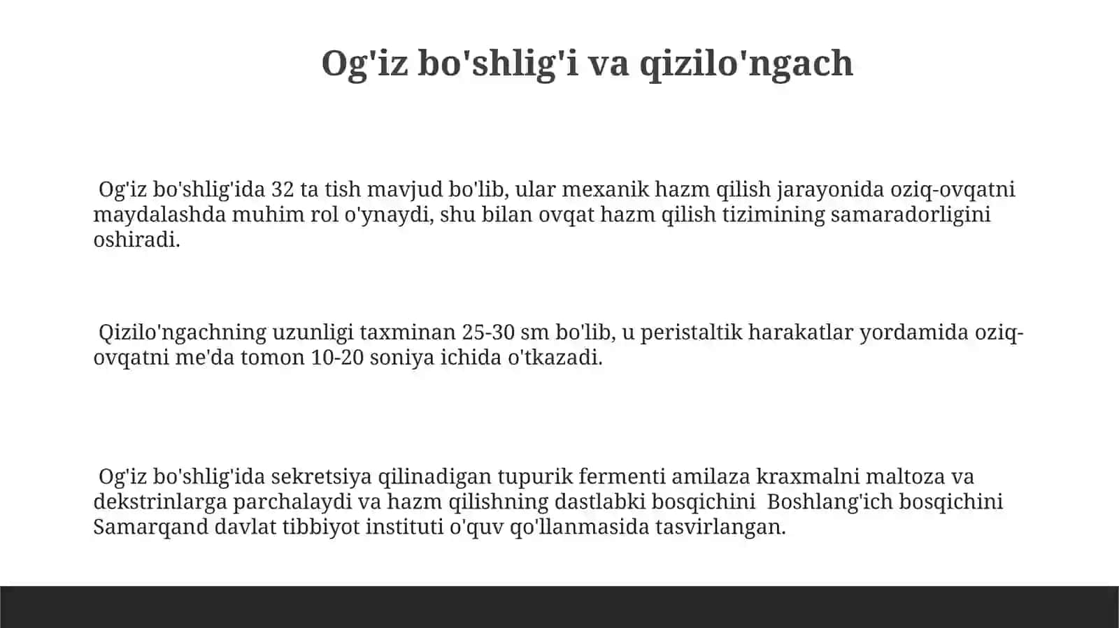Ovqat hazm qilish tizimi 3