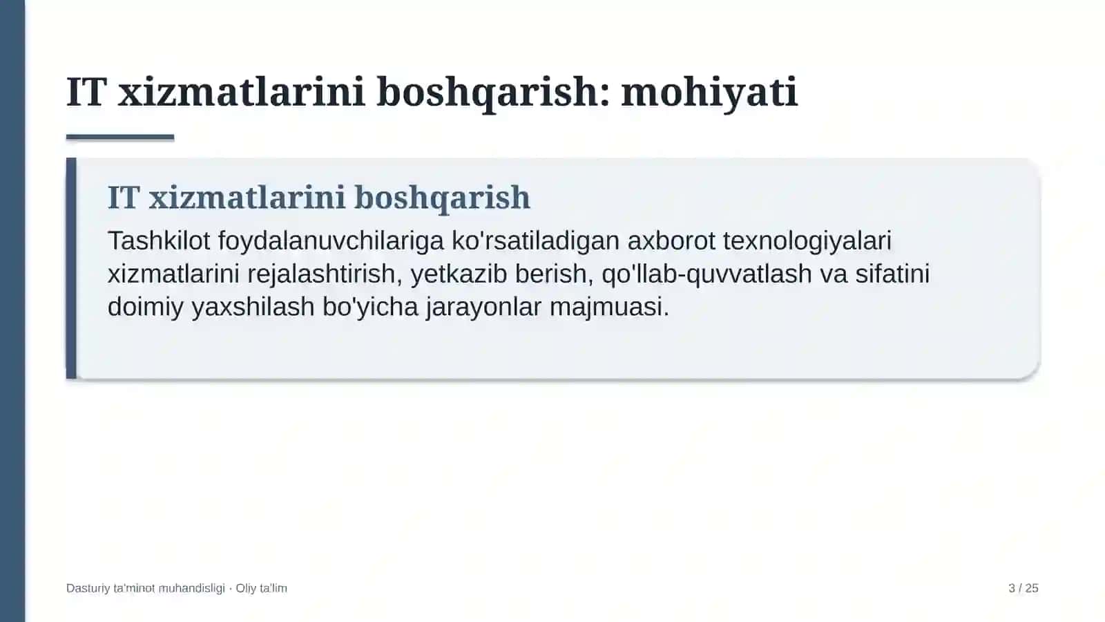 gilam to'qish korxonalarida it xizmatlarini boshqarish 3767 3