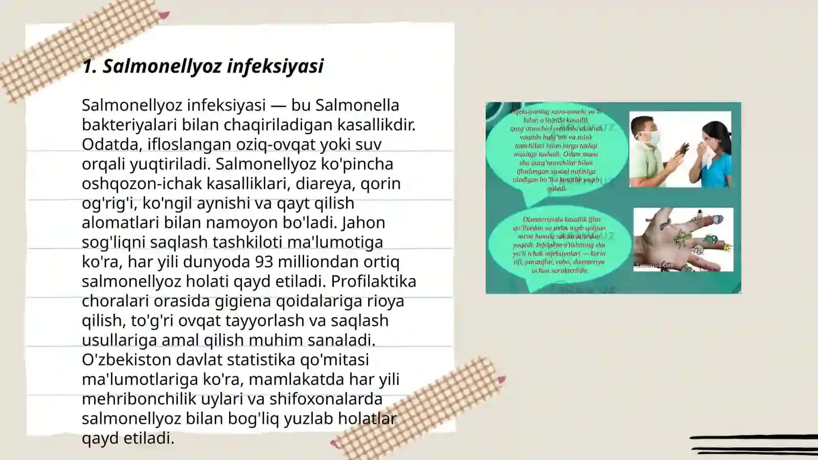 Salmonellyoz infeksiyasi - Yuldasheva Xusnora 3