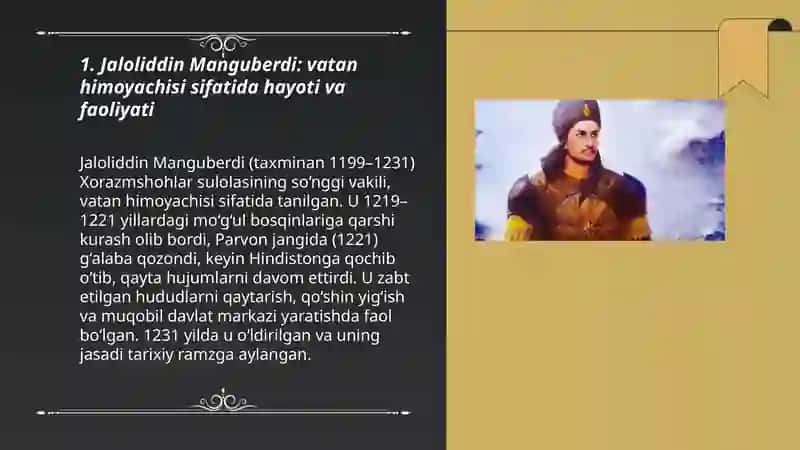 Jaloliddin Manguberdi-Vatan himoyachisi 3