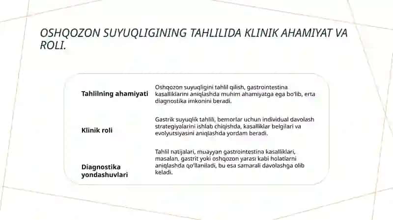 Oshqozon suyuqligini tashxislashning klinikahamiyati 3
