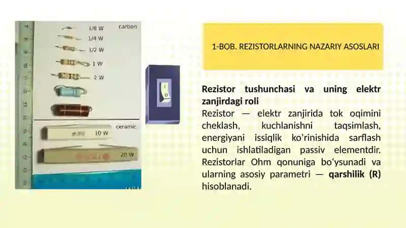 Rezistorlar 3