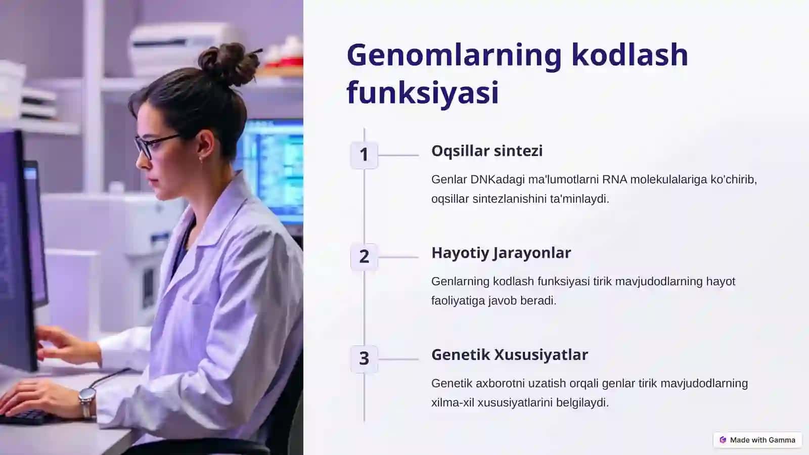 Genomlar va xususiyatlari 3