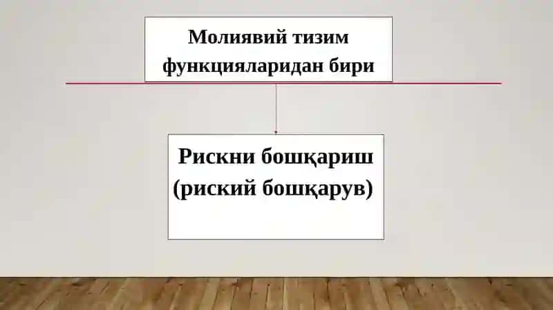 Рискнинг мазмун-моҳияти ва унингтурлари 3