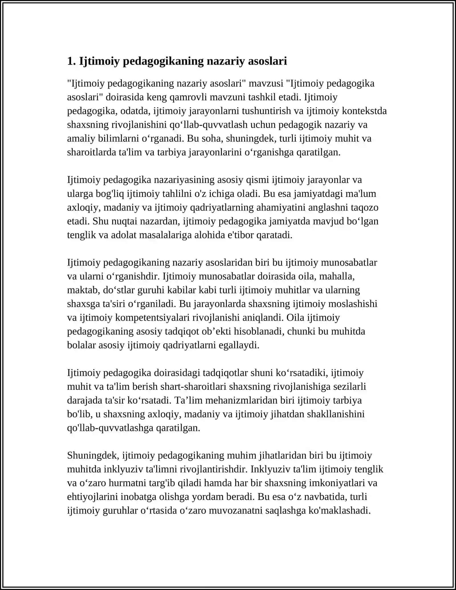 Ijtimoiy pedagogika asoslari 3