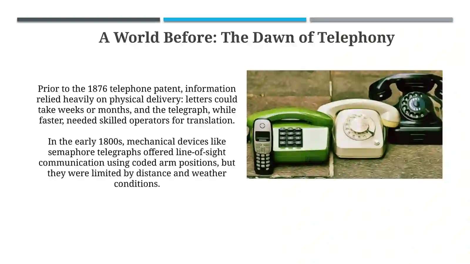 Telephone is one of the most important invention for humanity 3