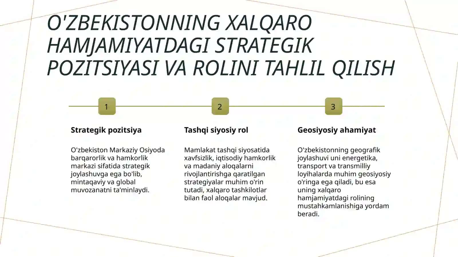 Strategik pozitsiya 3