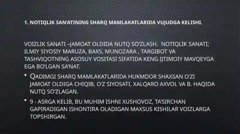 O’zbeknotiqliksa’natitarixinio’rganish.Roviyliksa’nati 3