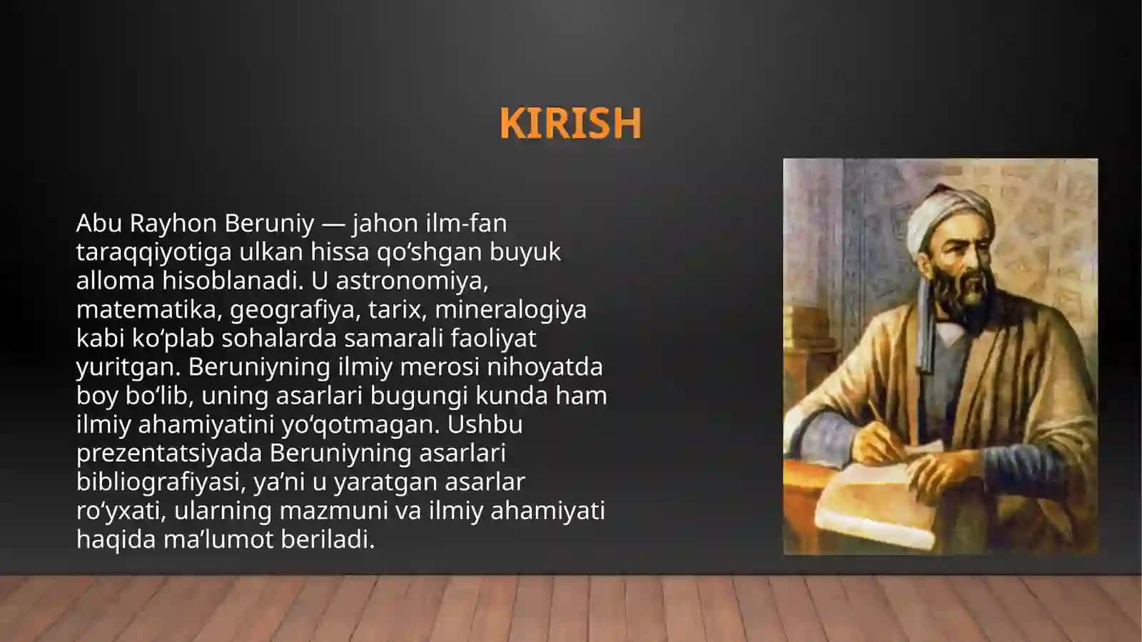 Abu Rayhon Beruniy asarlari bibliografiyasi 3