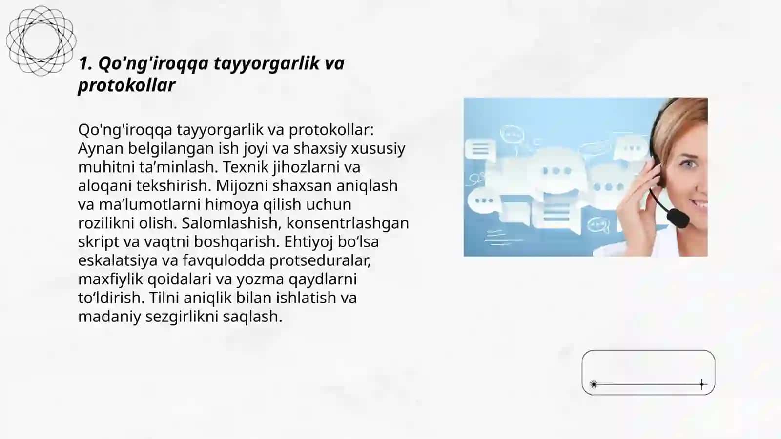 Telefon orqali konsultatsiya berish qoidalari 3