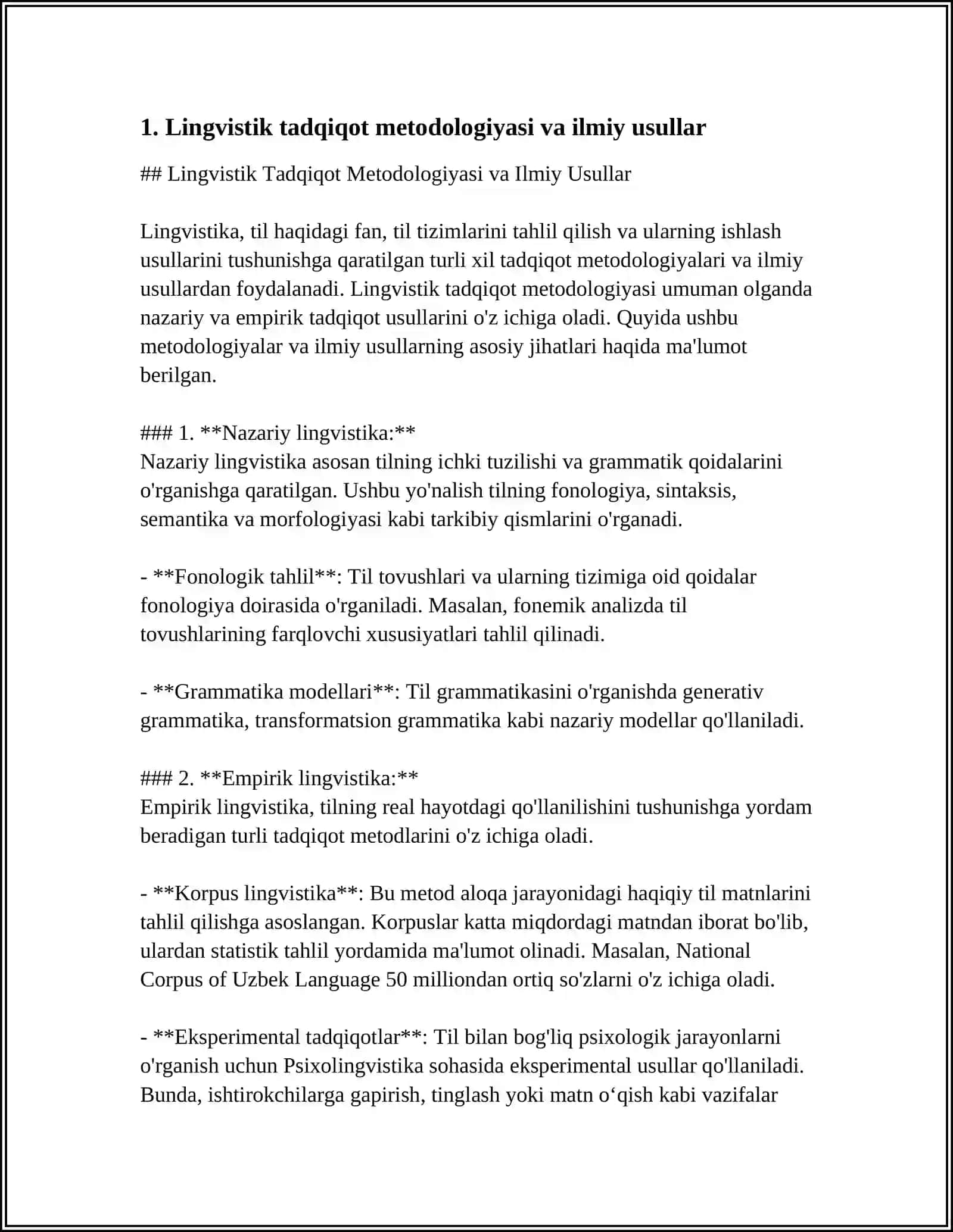 LINGVISTIK TADQIQOT METODLAR 3