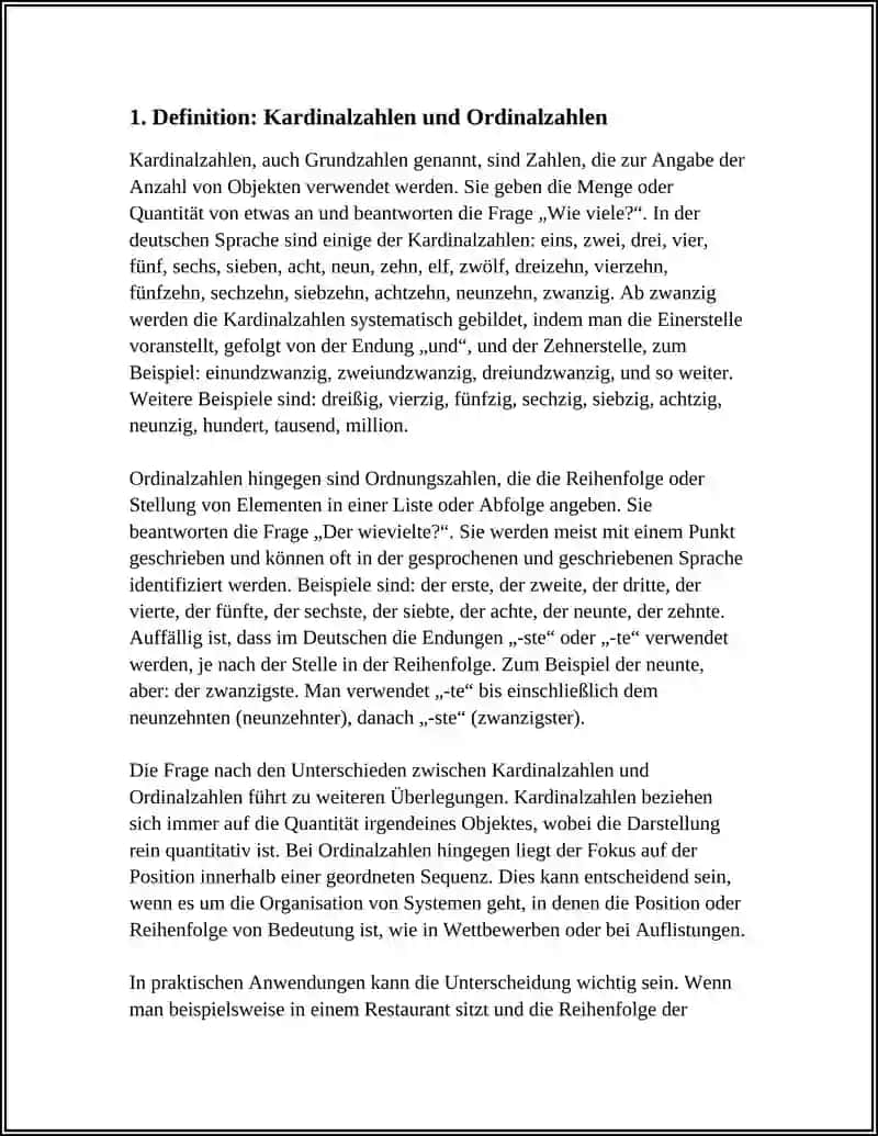 KARDINALZAHLEN UND ORDINALZAHLEN 3