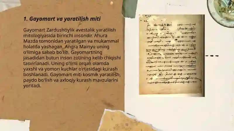 "Avesto» asotirlari (mifologiya)" 3