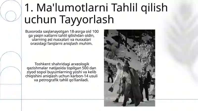 Tarixiy ma'lumotlar tayyorlash 3
