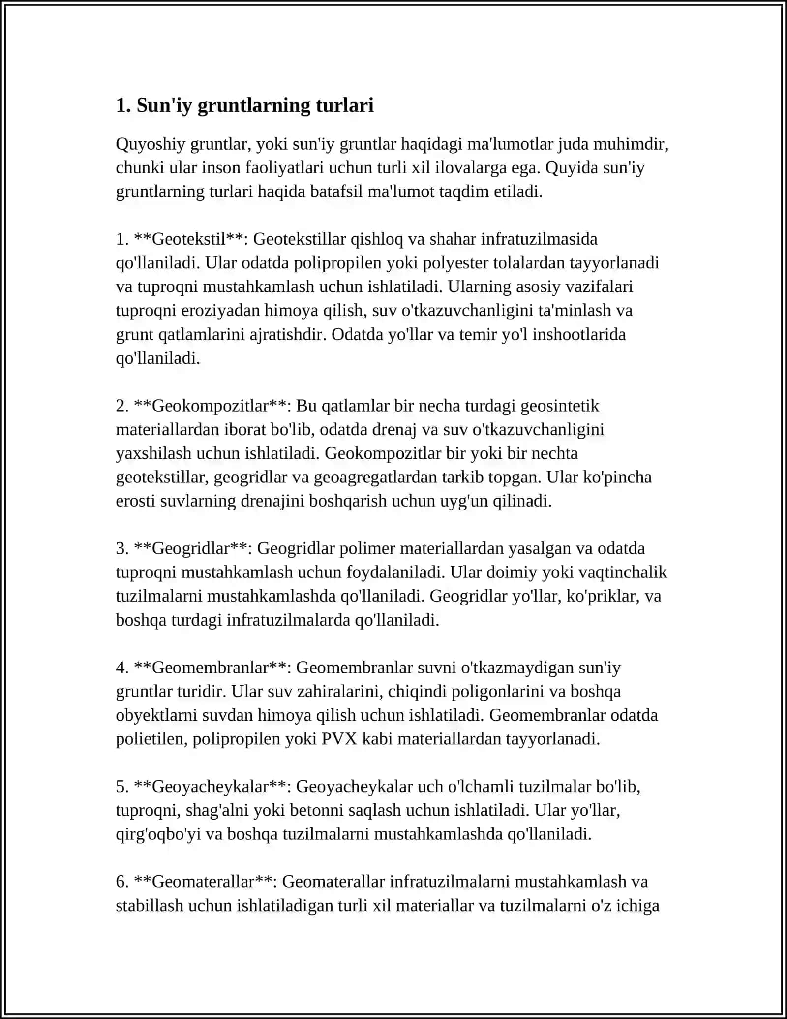 SUN’IY GRUNTLAR VA ULARNI HUSUSIYATLARI 3