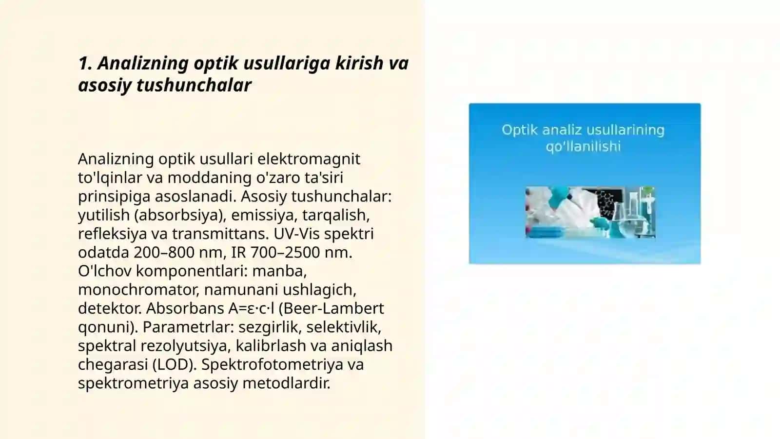 Analizning optik usullari 3