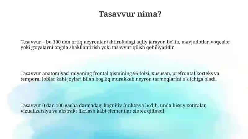 Tasavvur anatomiyasi 3