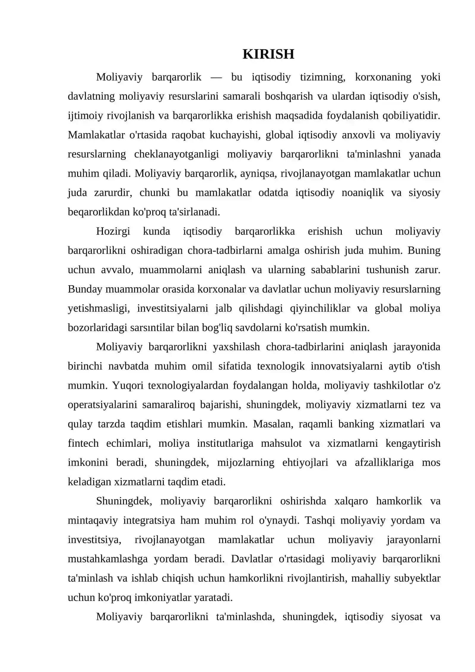 Moliyaviy barqarorlikni yaxshilash chora-tadbirlarini aniqlash 3