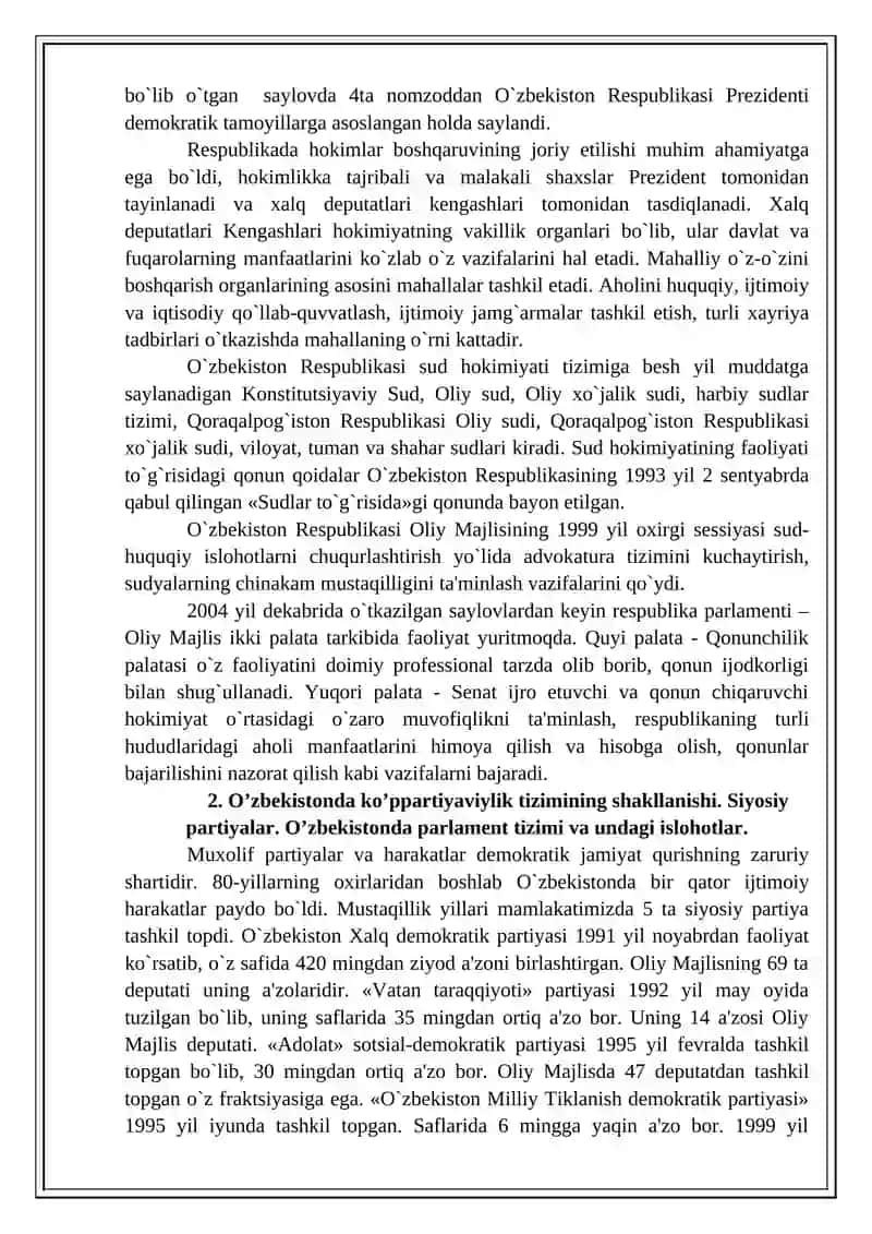 HUQUQ-TARTIBOT ORGANLARI VA SUD TIZIMIDAGI O`ZGARISHLAR. 3